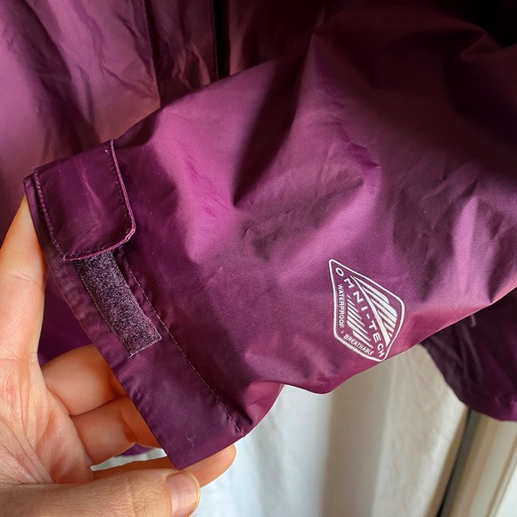 Columbia Arcadia Il Rain Jacket Women's Plus 3X Maroon - Picture 9 of 14